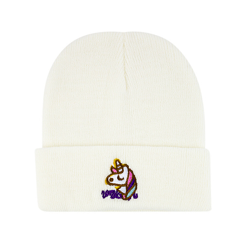 Шапка "Единорог" (белая)