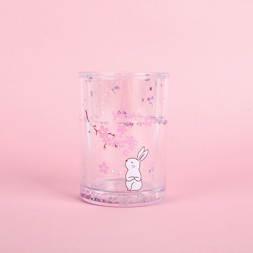 Подставка для ручек "Зайка" (с веткой)