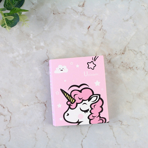 Набор стикеров "Единорожка" (розовый)