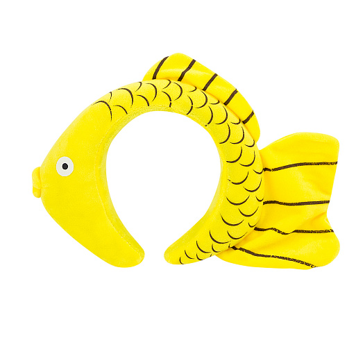 Повязка на голову "Рыба", желтый