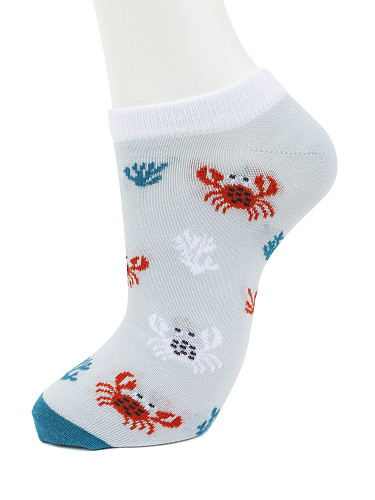 Носки короткие "Крабы", разм.40-45