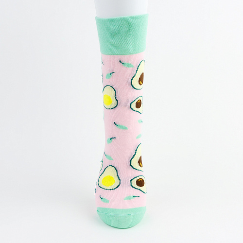Носки "Kawaii avocado", разм.35-39