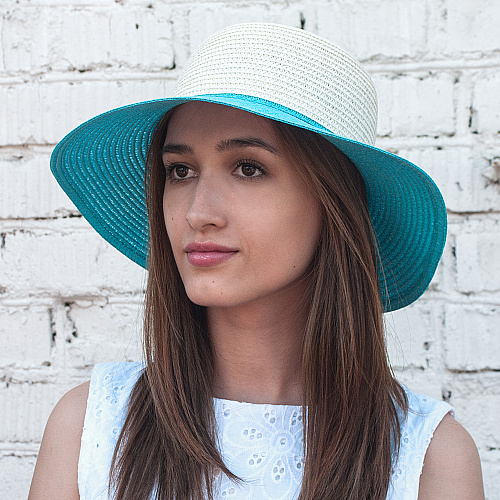 Шляпа "Duo" (голубая)