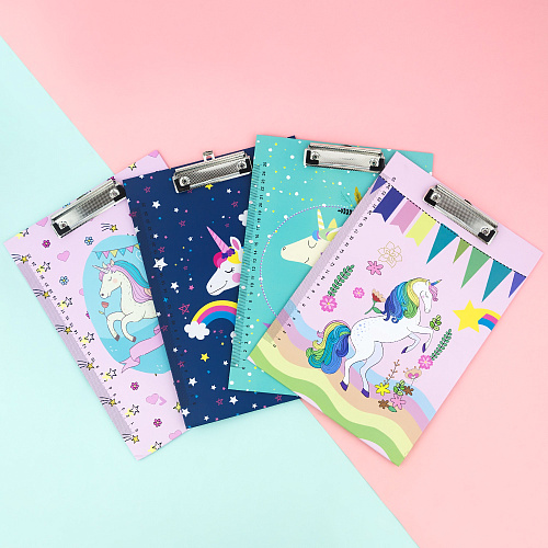 Папка-планшет "Unicorn" (радужный)