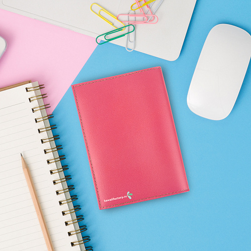 Обложка для паспорта "Без паники" (кожа)