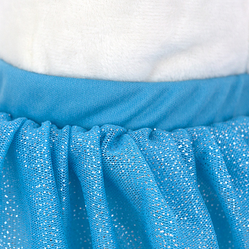 Игрушка-подушка "Единорожка в юбочке" (голубой)