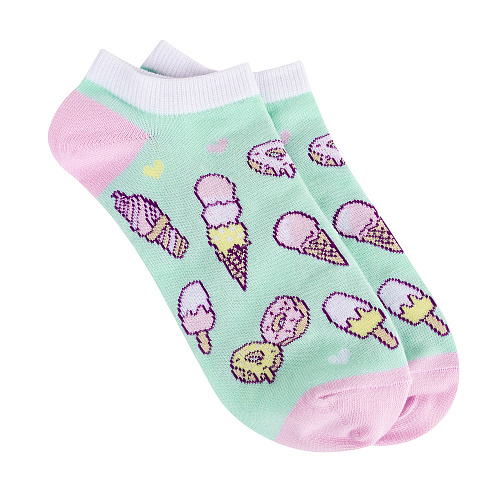 Носки короткие "Ice cream", разм.35-39