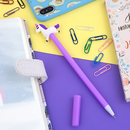 Ручка "Unicorn run" (фиолетовая)