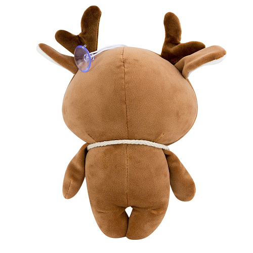 Игрушка-подушка "Котя в кигуруми" (коричневый) 24см