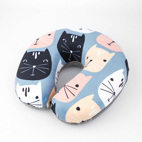 Подушка для путешествий "Cats", Memory Foam