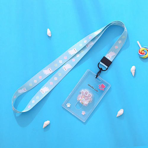 Бейдж на ленте с карабином (лапка)