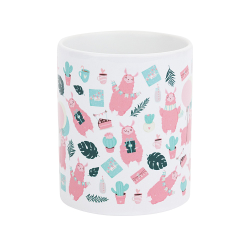Кружка "Ламы и кактусы"