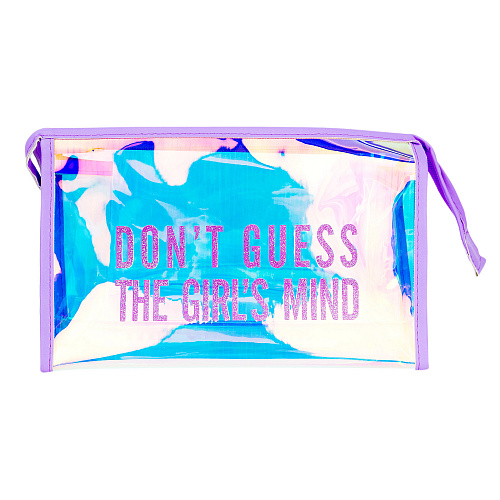 Косметичка "Don't guess" (фиолетовый)