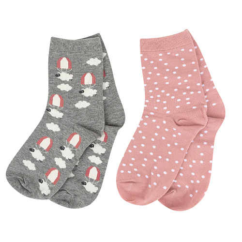 Носки "Овечки и парашют" (2 пары)