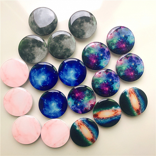 Держатель для телефона/попсокет "Планета" серая