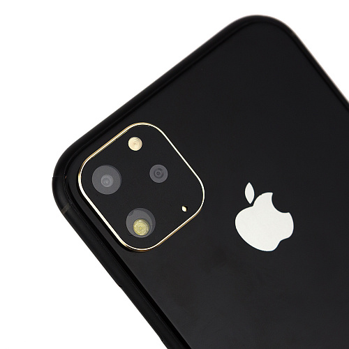 Наклейка-муляж на камеру iPhone (золото)