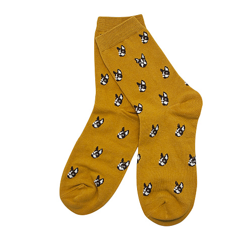 Носки "Собаки" (желтые)