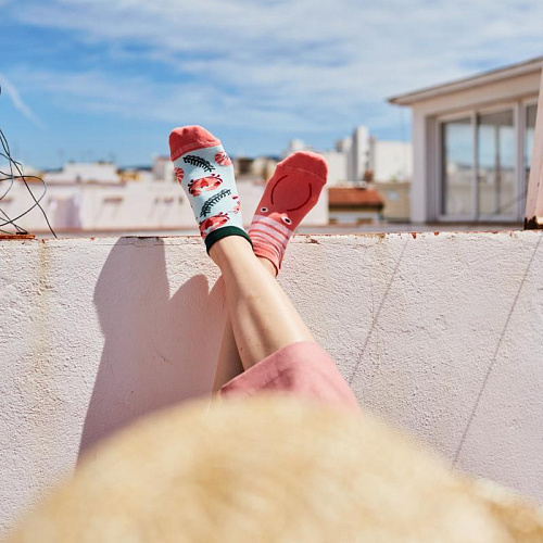 Носки короткие "Креветки"