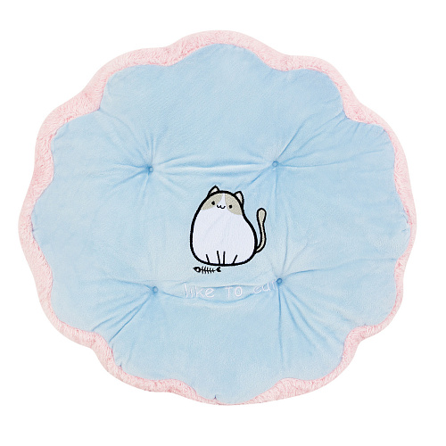 Игрушка-подушка "Кот на голубом" 45см