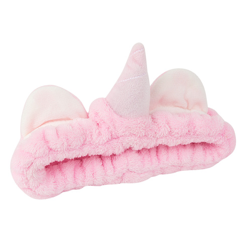 Повязка на голову "Единорог" (розовый)