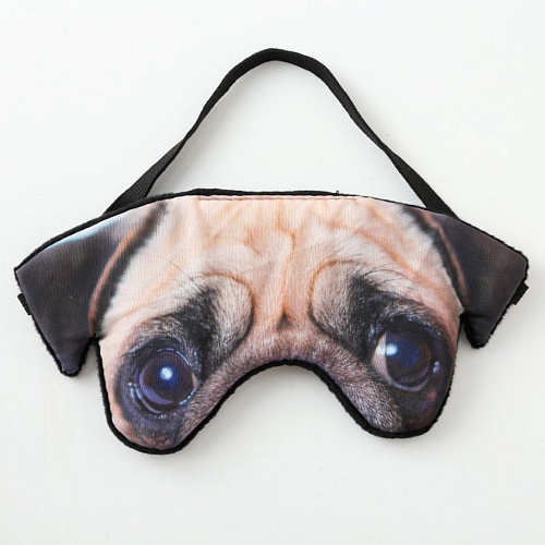 Маска для сна "Мопсик"