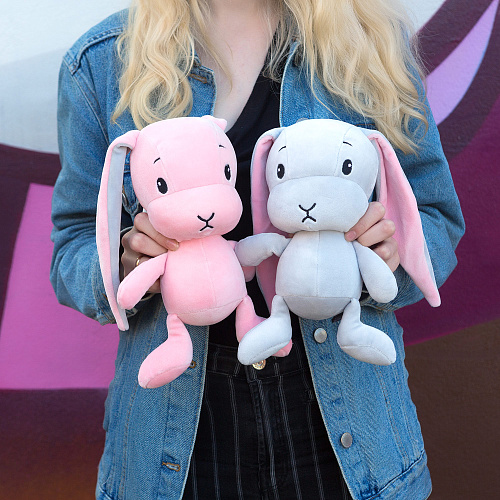 Игрушка-подушка "Заяц маленький" (розовый)