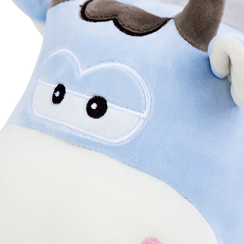 Игрушка-подушка "Бычок" (голубой) 50см