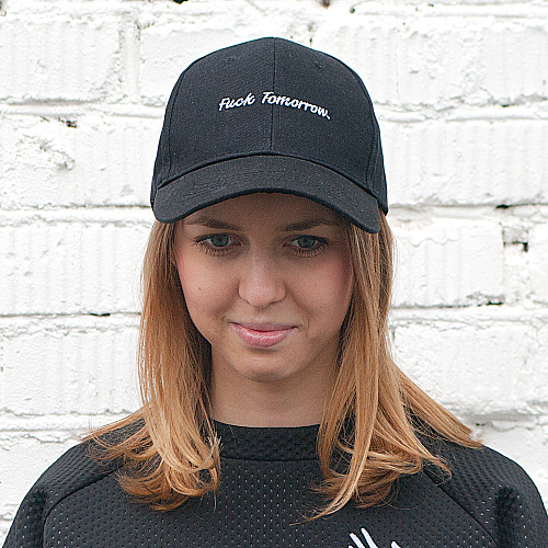 Кепка "Tomorrow" (черная)