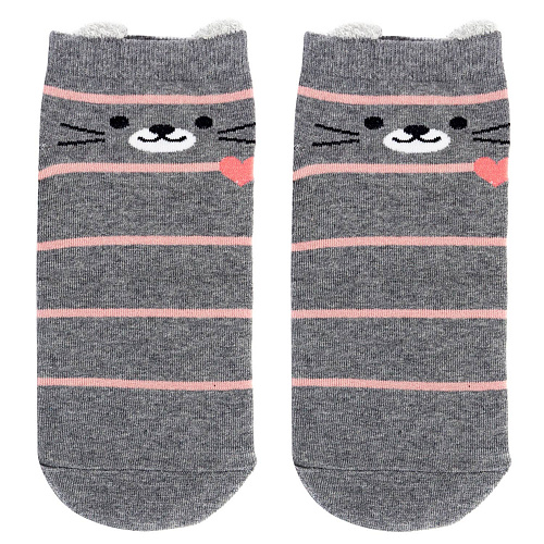 Носки "Зверушки" (серые)