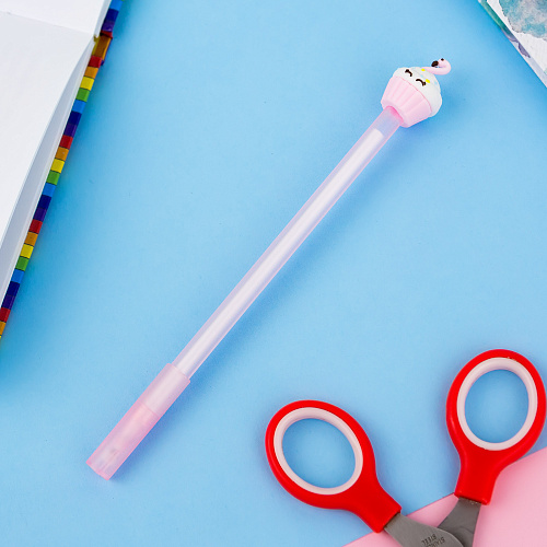 Ручка "Кексики" фламинго