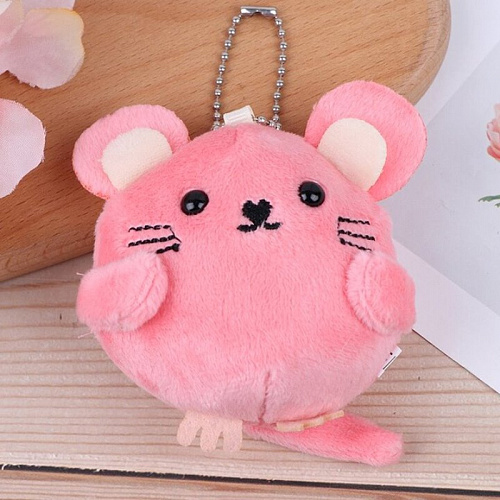 Брелок "Мышонок" (розовый)