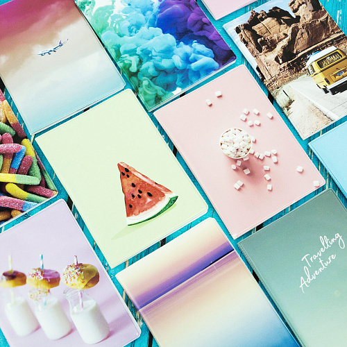 Обложка для паспорта "Milkshakes"