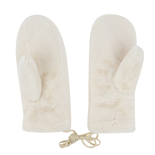 Варежки "Кролики" (белые)