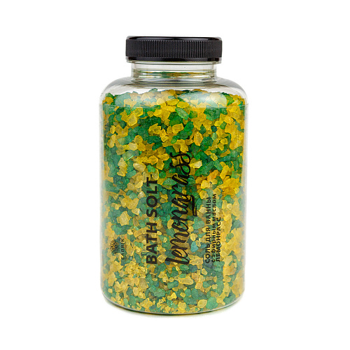 Соль д/ванны в банке с эфирным маслом Лемонграсс (Lemongrass) Fabrik Cosmetology