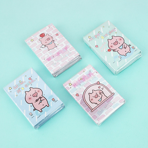 Набор стикеров "Piggy" (голубой)