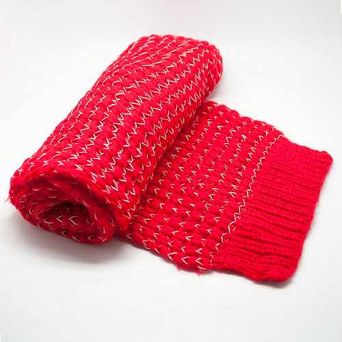 Шарф "Крапинки" (красный)