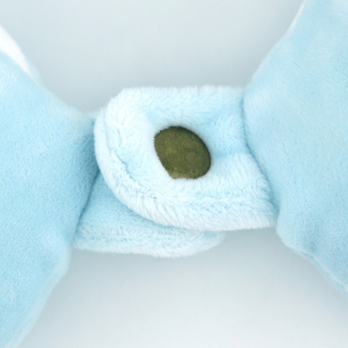 Подушка для путешествий "Мордашки", Memory Foam (голубая)