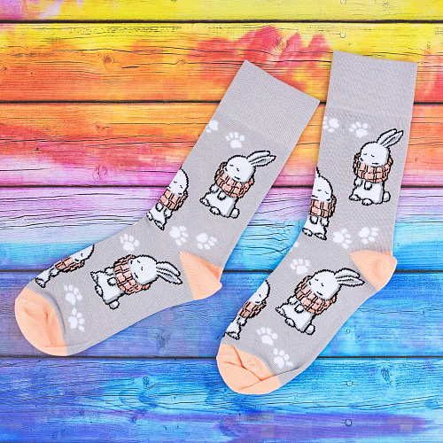 Носки "Зайчики", разм.35-39