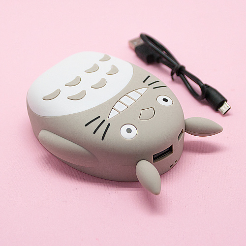 Зарядное устройство-аккумулятор "Тоторо" (серый)