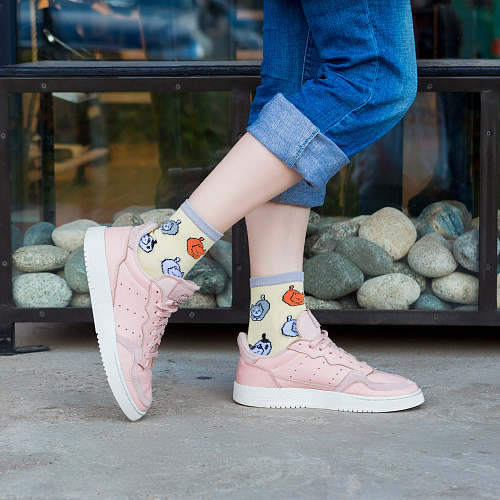 Носки "Разные коты", разм.35-39