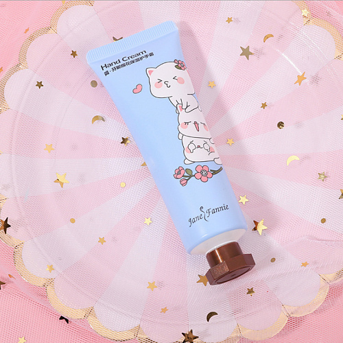 Крем для рук фруктовый "Веселые зверята" голубой