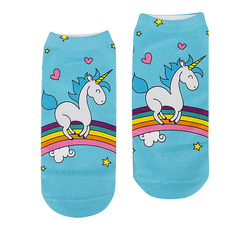 Носки "Единороги" (радуга)