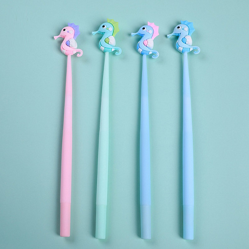 Ручка "Морской конек" голубой