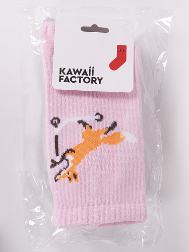 Набор носков "Лисичка на самокате", разм.23-25