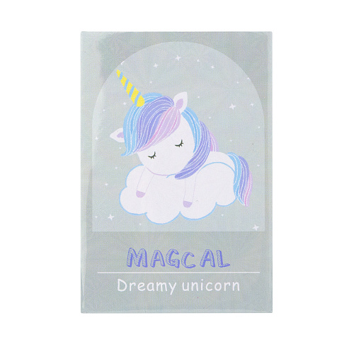 Набор стикеров "Dreamy unicorn" (серый)