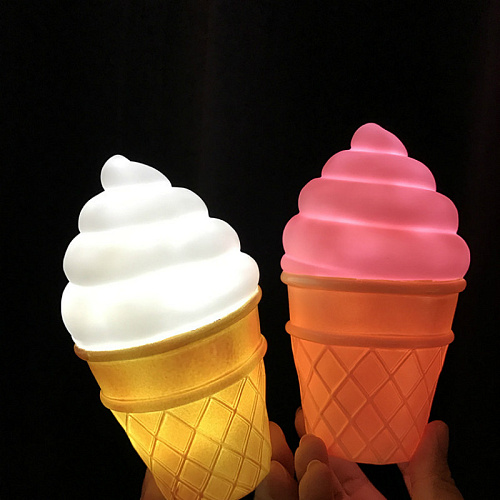 Ночник "Мороженое" (розовый)