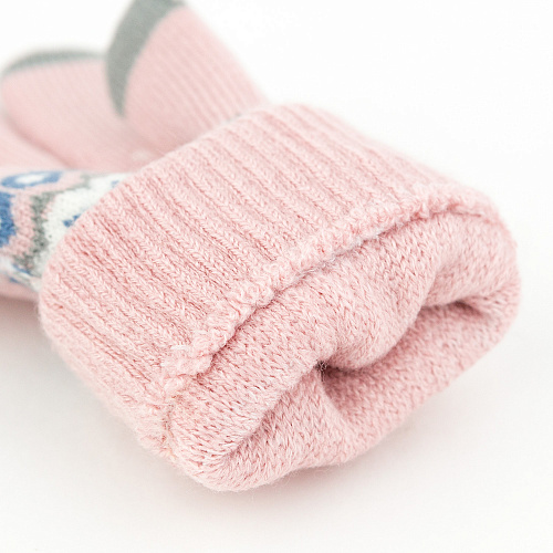 Перчатки сенсорные "Норвежские", розовые