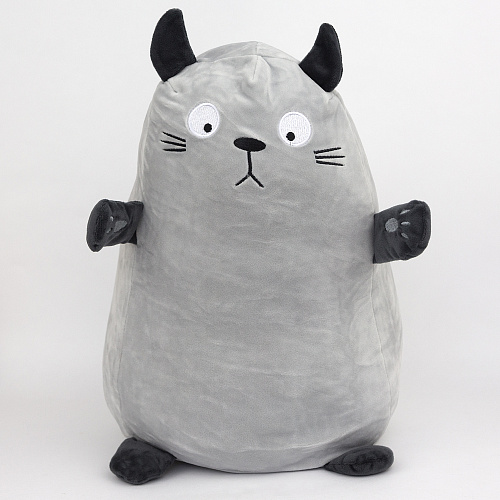 Игрушка-подушка "Кот" (серый)