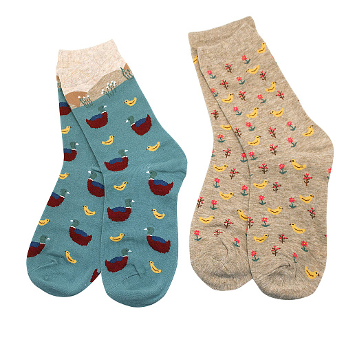 Носки "Утки синие+Серые"