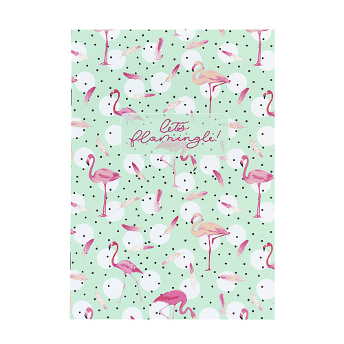 Блокнот в точку "Let`s flamingle"